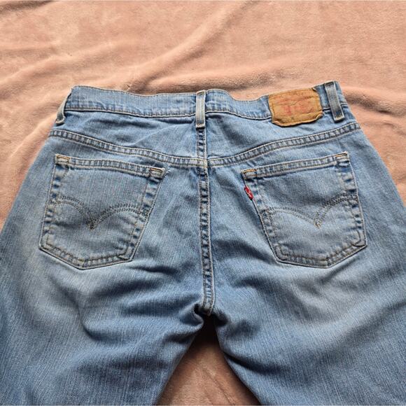 Vintage Levis 515 Nouveau Boot Cut Jeans Womens 6 MIS M Y2K Mid Rise blue - Picture 11 of 15